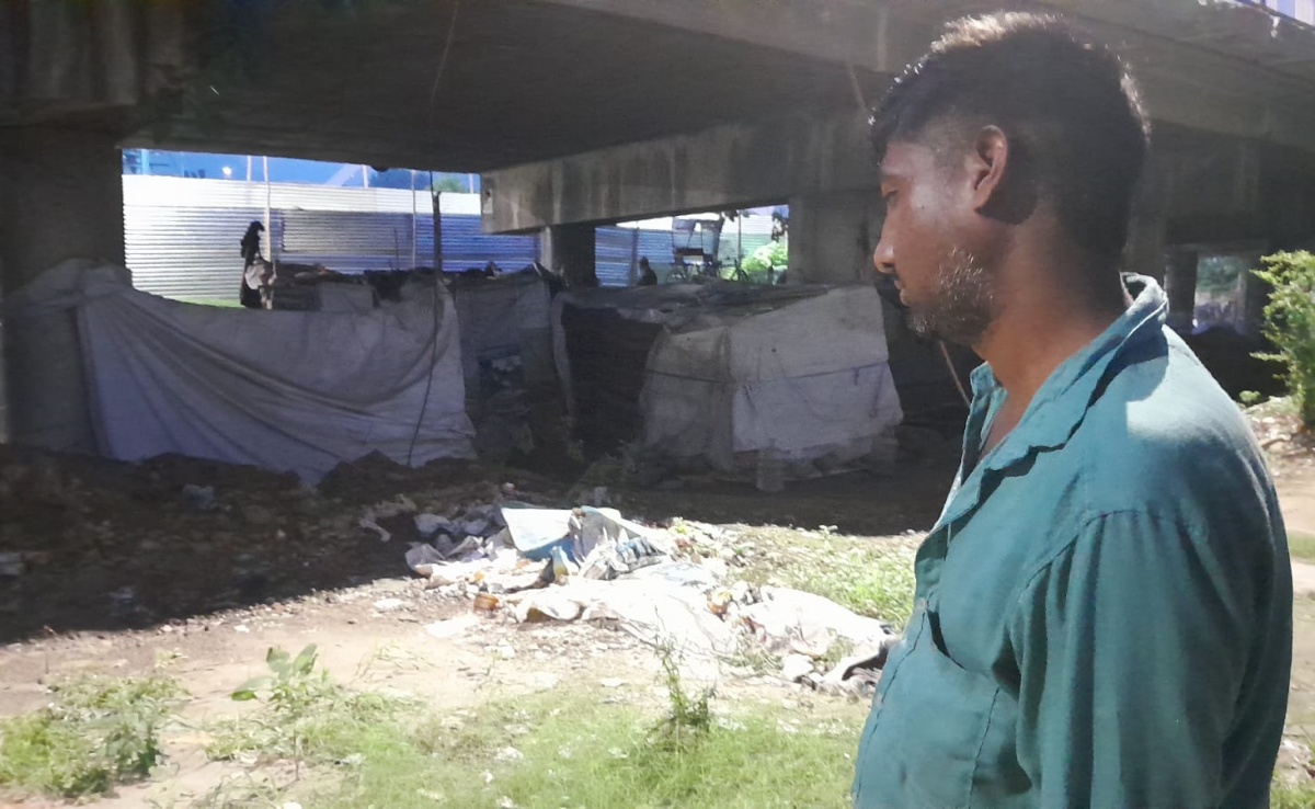 हरिद्वार में फ्लाईओवरों के नीचे एक समानांतर दुनिया