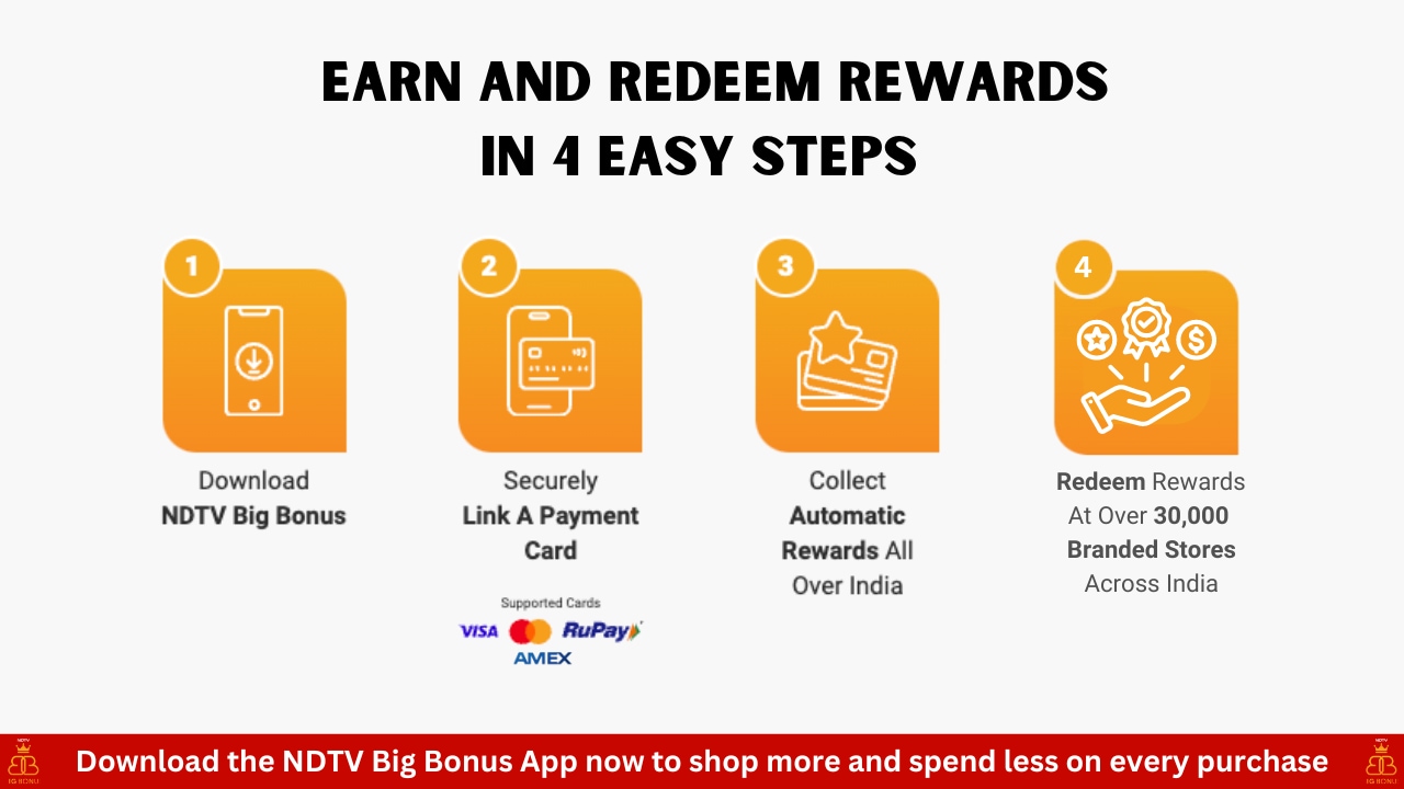 Follow these easy steps to redeem rewards on NDTV Big Bonus App.