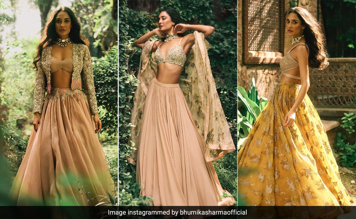 Lisa Haydon's <i>Lehenga</i> Is Coded For That Tropical Festive Vibe