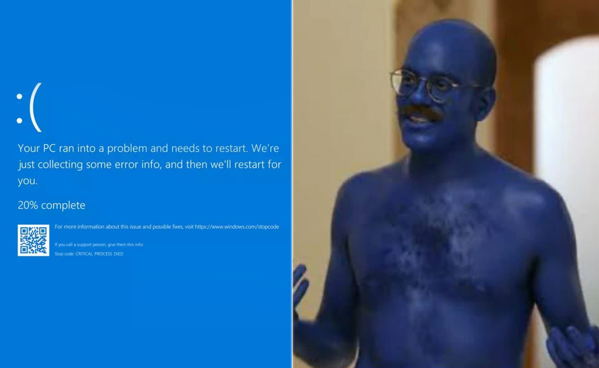 Microsoft के ठप होने के बाद X पर आई मीम्स की बाढ़, लैपटॉप पर ब्लू स्क्रीन देख लोग बोले- हैप्पी वीकेंड