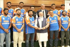 Watch: PM Modi Meets Team India After Their Big World Cup Win Watch: PM Modi Meets Team India After Their Big World Cup Win