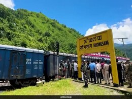 "All The Way From Punjab...": Manipur Chief Minister Welcomes Foodgrain Train "All The Way From Punjab...": Manipur Chief Minister Welcomes Foodgrain Train