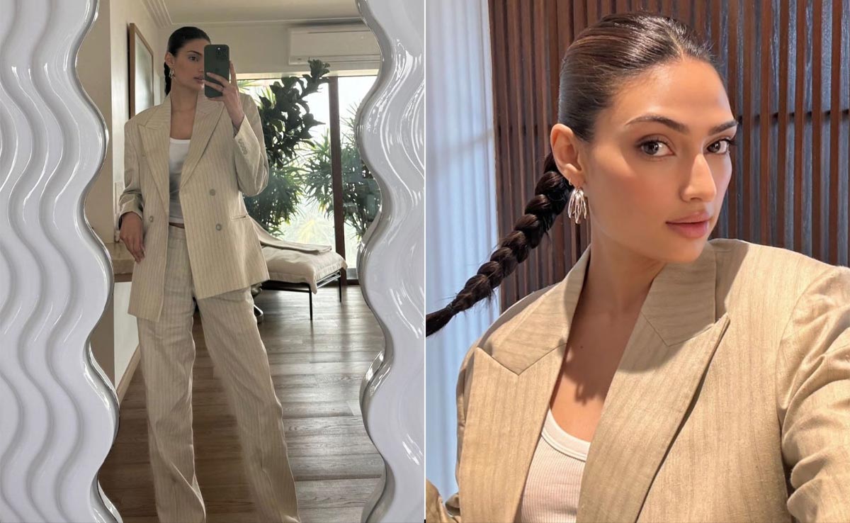 Athiya Shetty Wore Her Father Suniel Shetty's Swag And Suit Like A Total Boss
