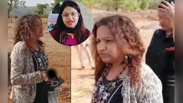 VIDEO : हातात बंदूक, सोबत बाऊन्सर...जमिनीसाठी शेतकऱ्यांना धमकी; पूजा खेडकरांच्या आईचा प्रताप