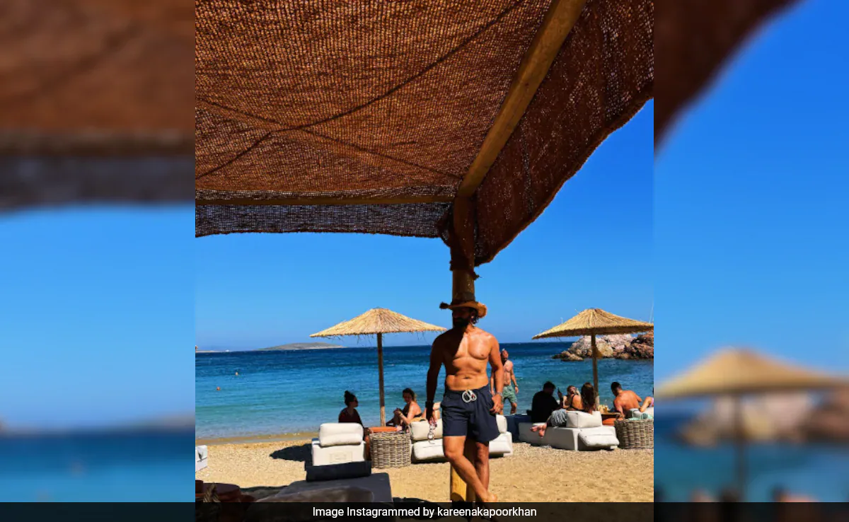 Kareena Kapoor's "View" For The Day - This Holiday Pic Of Saif Ali Khan