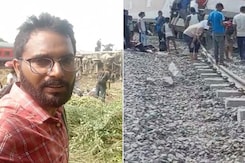 "Narrow Escape," Says Passenger Standing Beside 4 Derailed Coaches "Narrow Escape," Says Passenger Standing Beside 4 Derailed Coaches