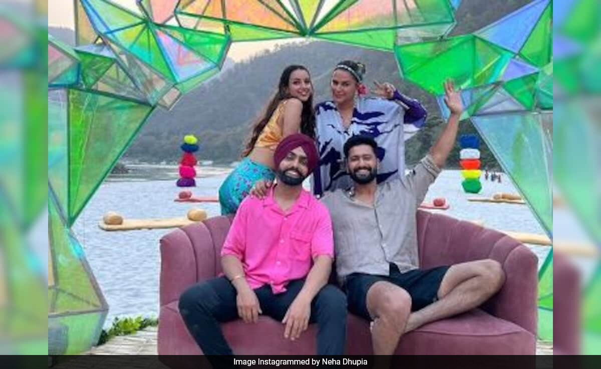 The Many Moods Of <i>Bad Newz</i> Featuring Vicky Kaushal, Triptii Dimri And Ammy Virk. Courtesy Neha Dhupia