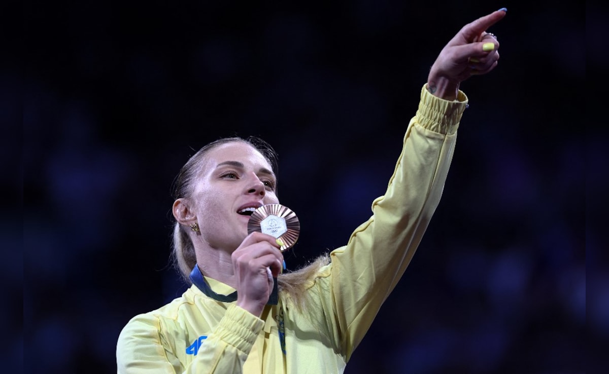 "Its For Ukraine": Olga Kharlan Celebrates Special Olympic Bronze