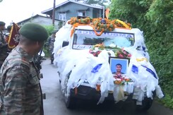 Emotional Tribute To Captain Brijesh Thapa, Killed In Action In J&K Encounter Emotional Tribute To Captain Brijesh Thapa, Killed In Action In J&K Encounter