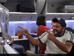 Watch: How Indian Team Celebrated T20 WC Win In Flight, Don't Miss Rohit Sharma Watch: How Indian Team Celebrated T20 WC Win In Flight, Don't Miss Rohit Sharma