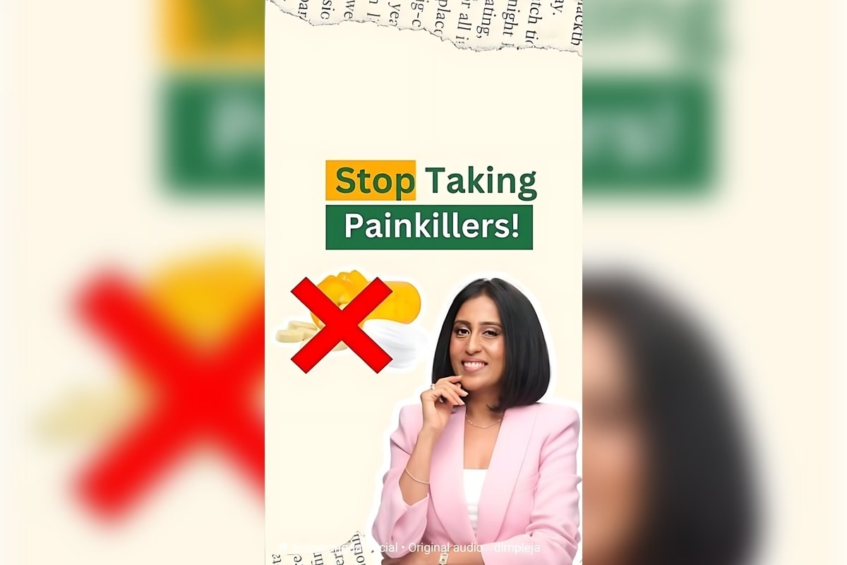 Dr. Dimple Urges Caution on Painkiller Use: Explore Natural Remedies for Healthier Living