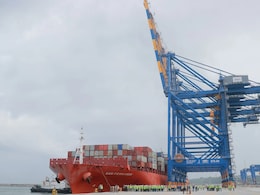 Adani Group's Vizhinjam Port Welcomes 1st Mothership, Puts India In World League Adani Group's Vizhinjam Port Welcomes 1st Mothership, Puts India In World League