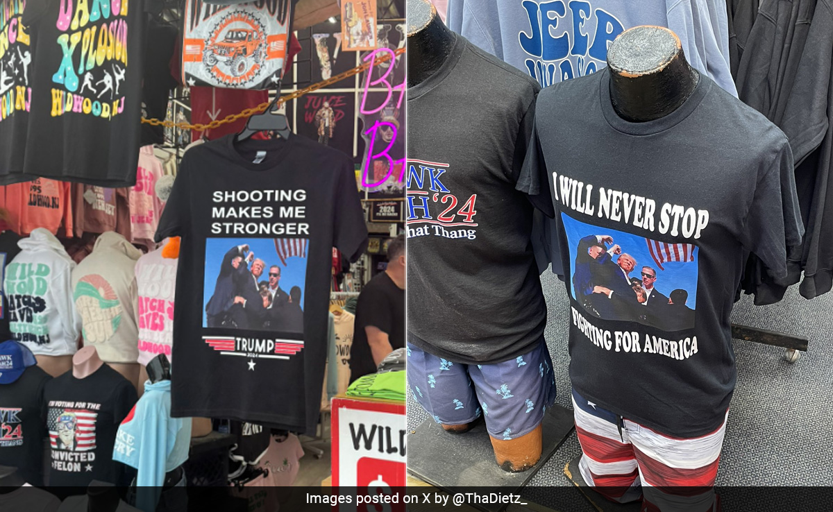 "Shooting Makes Me Stronger": Donald Trump Attack T-shirts Go On Sale Online