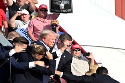 Trump Leaves Hospital After Being Shot At Rally Today Trump Leaves Hospital After Being Shot At Rally Today