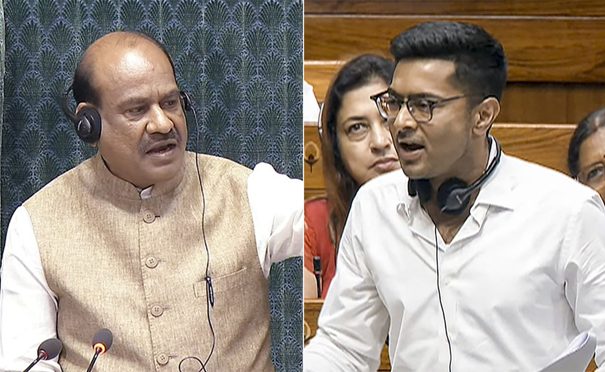 लोकसभा में स्पीकर ओम बिरला और TMC सांसद अभिषेक बनर्जी के बीच हुई तीखी नोकझोंक