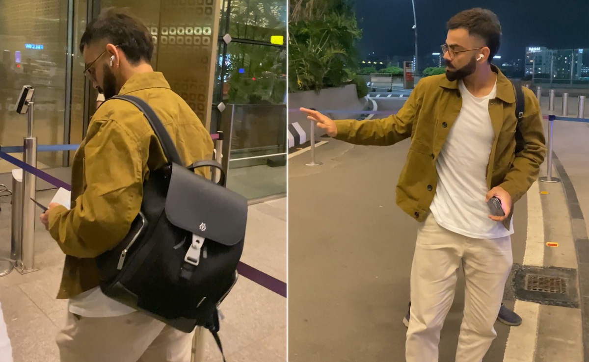 Virat Kohli's Airport Style Was Incomplete Without This Rs 1.46 Lakh Backback