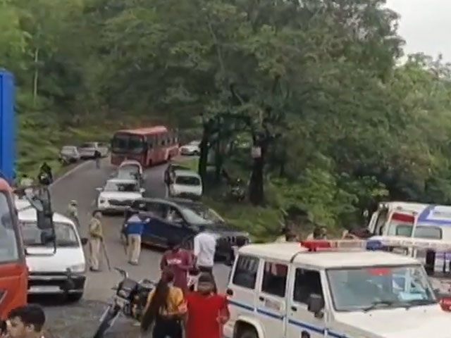 2 Children Die As Bus Falls Into Gorge In Gujarat, Accident Caught On Camera