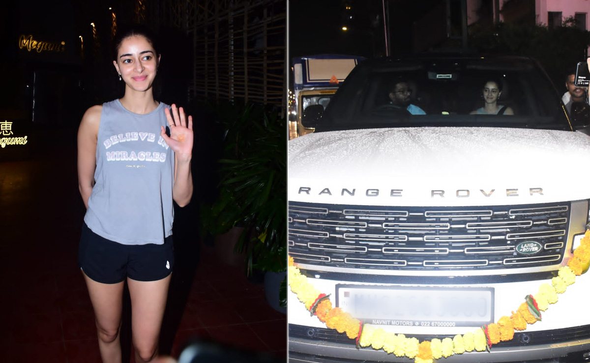 In Pics: Ananya Panday Buys Luxurious Range Rover. Here's How Much It Costs