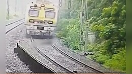 बाप-बेटे चालत आले आणि सरळ रेल्वेखाली झोपले! भाईंदरमधील काळजाचा थरकाप उडवणारा Video