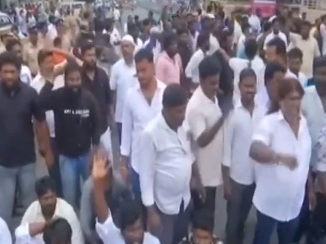 Party Workers Protest Murder Of Tamil Nadu BSP President Armstrong
