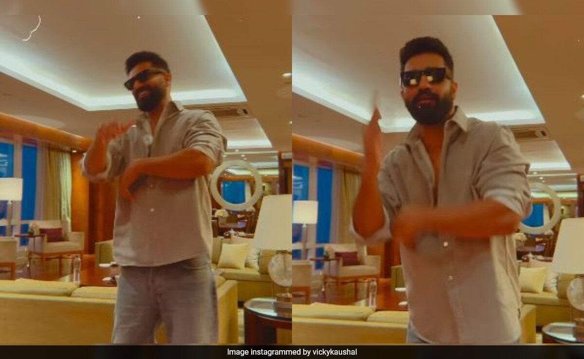 Watch: Vicky Kaushal Is Killing it With His Dance Moves On <i>Tauba Tauba</i>. Wife Katrina Kaif's Reaction