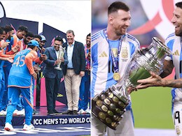 Watch: After Rohit Sharma's Recreation, Lionel Messi Repeats That 'Trophy Lift Walk'