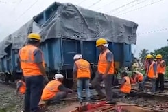 Bhubaneswar: Goods Train Derailed Near Bhubaneswar Railway Station Bhubaneswar: Goods Train Derailed Near Bhubaneswar Railway Station