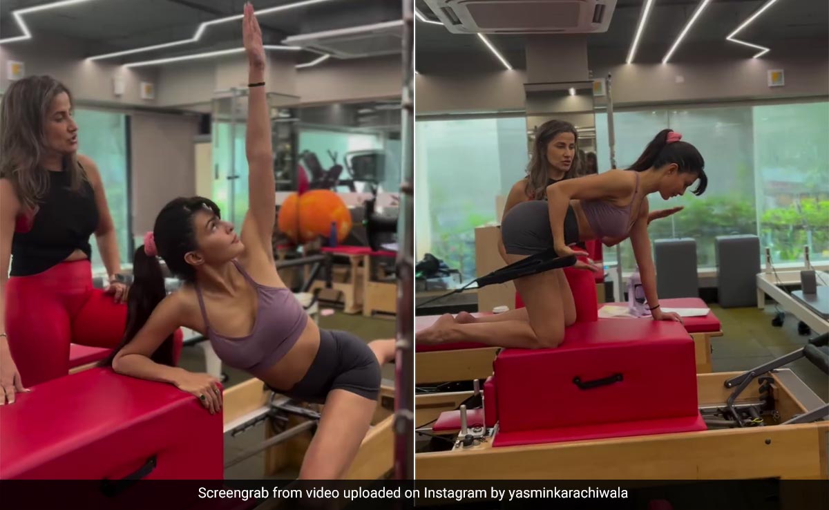 "Sweating And Smiling" Is How Pilates Makes Jacqueliene Fernandez Feel