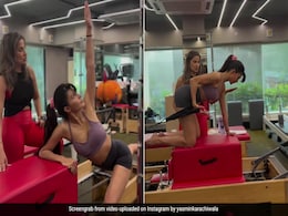 "Sweating And Smiling" Is How Pilates Makes Jacqueliene Fernandez Feel "Sweating And Smiling" Is How Pilates Makes Jacqueliene Fernandez Feel