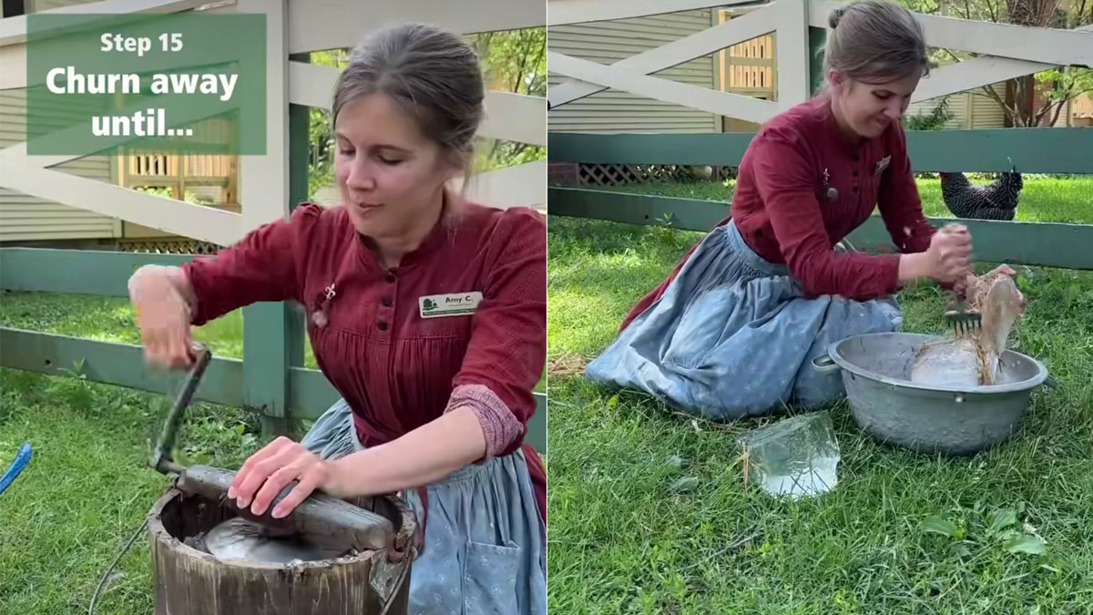 Viral Video Shows How Ice Cream Was Made In The 1890s, Internet Is Amazed