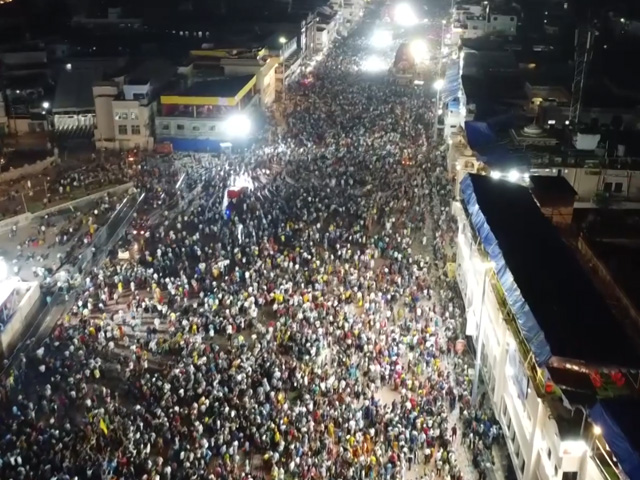 Drone Video Captures Giant Chariots During Jagannath Rath Yatra In Puri