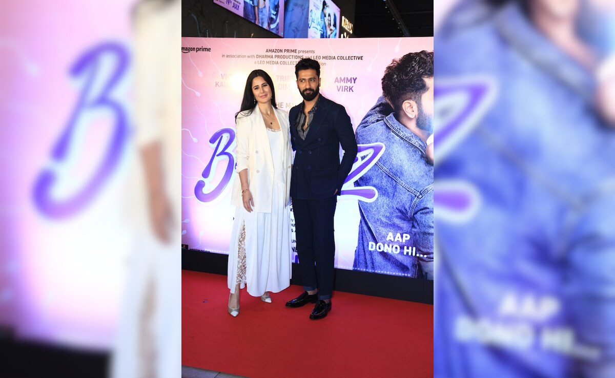 Celeb Roll Call At <i>Bad Newz</i> Screening: Katrina Kaif-Vicky Kaushal, Madhuri Dixit And Others