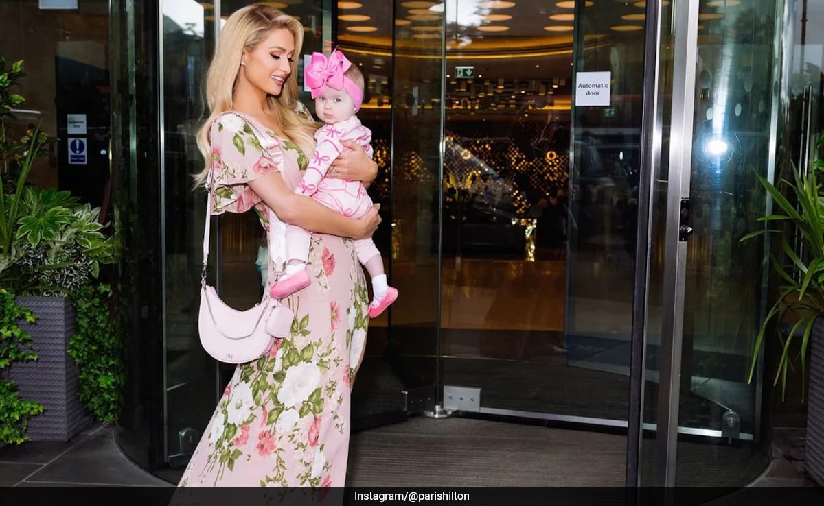 On Vacation With Son Phoenix And Husband Carter Reum, Paris Hilton