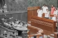 Rahul Gandhi के इशारे पर Lok Sabha में विपक्ष का हंगामा! BJP ने Social Media पर लगाए आरोप