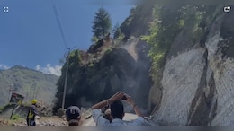 Video: Huge Landslide On Badrinath National Highway, People Run To Safety