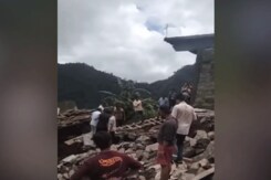 Heavy Rains Trigger Landslides In Uttarakhand, Destroy Narsingh Temple Heavy Rains Trigger Landslides In Uttarakhand, Destroy Narsingh Temple