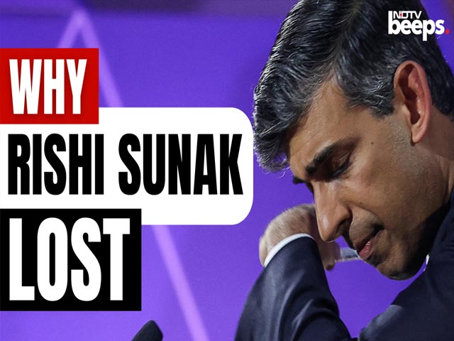 Rishi Sunak Leads Party To Historic Loss In UK Elections