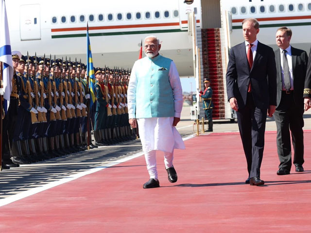 Red Carpet At Red Square For PM Modi In Russia