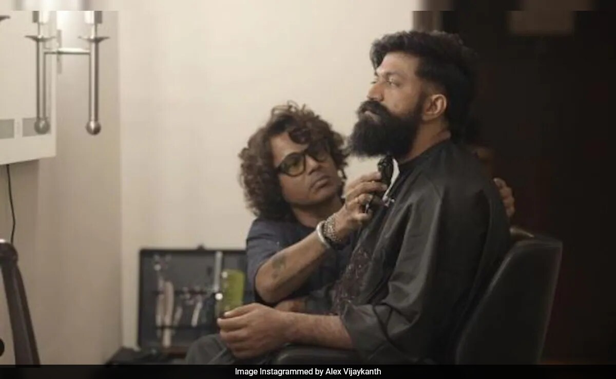 Yash's New Look For <i>Toxic: A Fairy Tale For Grown-Ups</i>. Pic Shared By Stylist