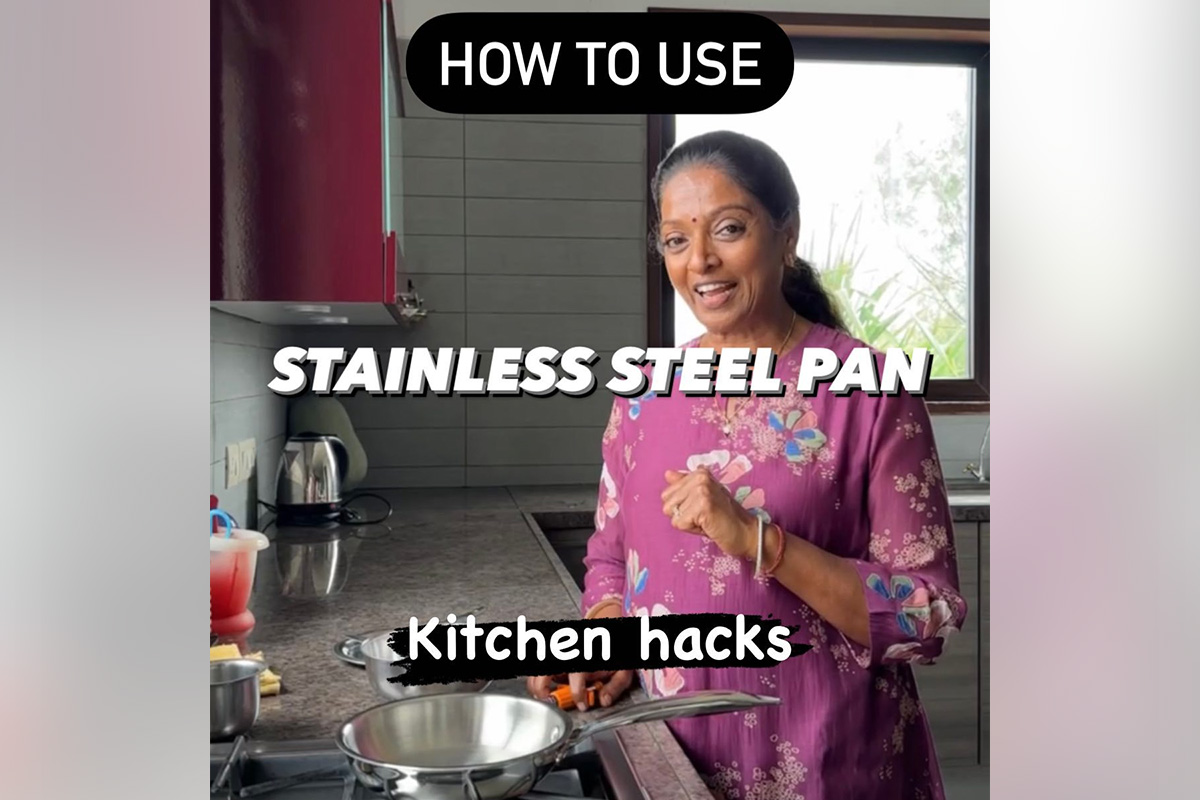Mastering the Art of Cooking with Stainless Steel Pans: Tips from Aruna Mucherla