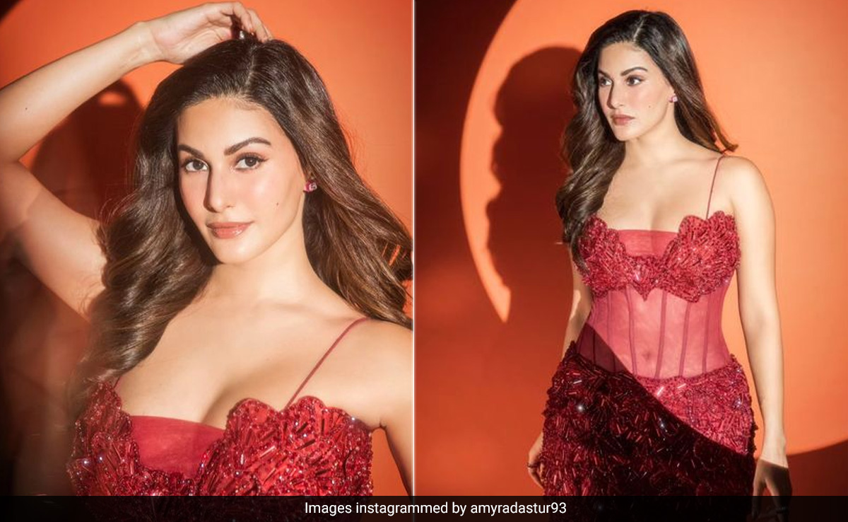 Amyra Dastur's Dress Was Made Of Scarlets And Starlets