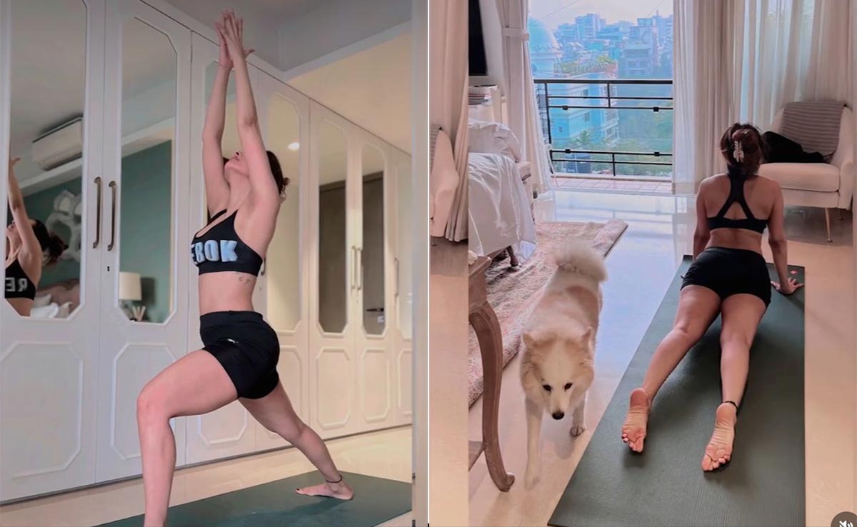 Follow Malaika Arora's Latest Exercise Tutorial To Watch Your "Shoulder And Upper Back Pain Disappear"