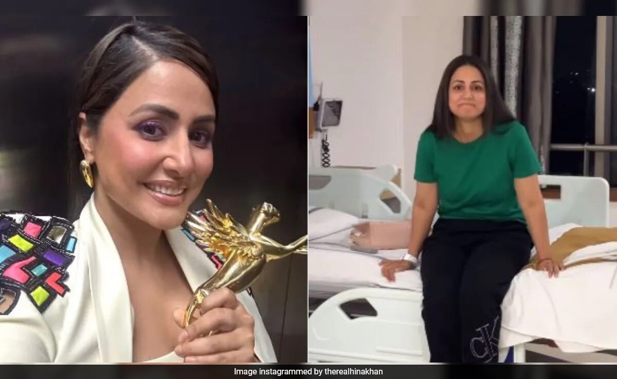 Hina Khan Recalls Going "Straight To Chemotherapy" After Attending An Award Function: "All Glam Is Gone"