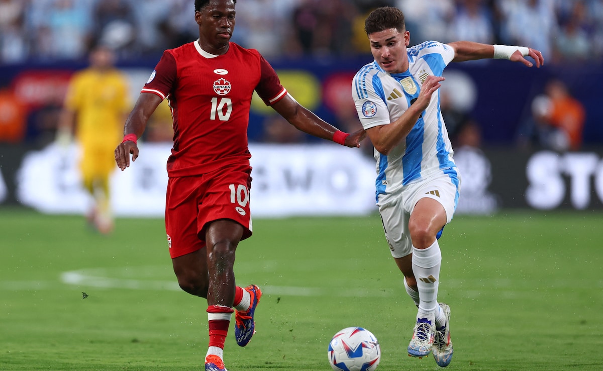 Argentina vs Canada, Copa America Semi-Final Live Score: Alvarez Puts Argentina 1-0 Up, Messi Pivotal | Football News