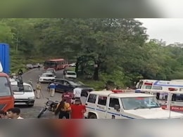2 Children Die As Bus Falls Into Gorge In Gujarat, Accident Caught On Camera
