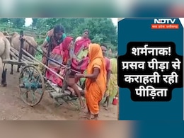 शर्मनाक! प्रसव पीड़ा से कराहती रही महिला, नहीं मिली सुविधा तो बैलगाड़ी से ऐसे पहुंचाया गया अस्पताल