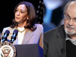 "I'm Right In 1,000% In For Her" :Salman Rushdie Supports Kamala Harris