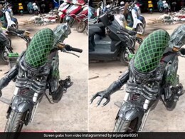 स्पाइडरमैन मूवी के विलेन की डिजाइन में बना डाली बाइक, देखकर हैरान रह गए यूजर्स, पूछ रहे दुकान का एड्रेस स्पाइडरमैन मूवी के विलेन की डिजाइन में बना डाली बाइक, देखकर हैरान रह गए यूजर्स, पूछ रहे दुकान का एड्रेस