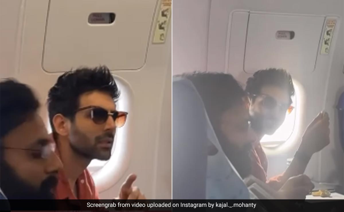 Kartik Aaryan Flies Economy Again. Fan Shares Viral In-Flight Video