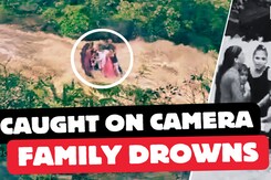 Chilling Video Shows Moment Family Washed Away In Waterfall Chilling Video Shows Moment Family Washed Away In Waterfall